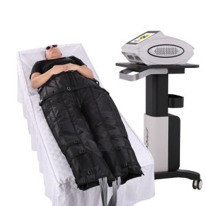 HR-5003 Full Body Pressotherapy Machine Lymphatic Drainage 16 Air Chambers Air Pressure Compression Therapy System Body Slimming