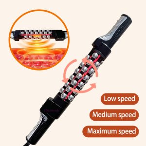 HR-2013 Electric Meridian Roller Massage Stick | 5D heating roller massager Heating Rotating Body Massager for Salon