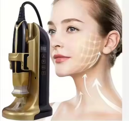 HR-G205 Black gold fractional rf facial lifting machine RF Thermagic Skin Tightening Machine Facial Lifting Anti Aging Device