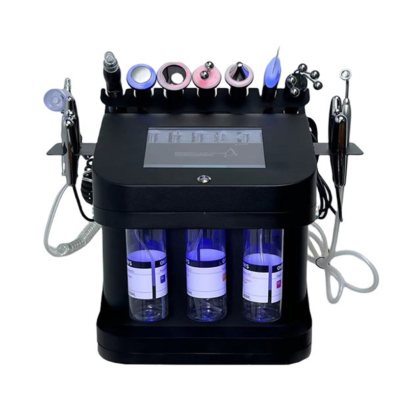 HR-2001 small bubble facial beauty machine 8 in 1 Small Bubble Hydrafacial Machine | Professional Salon Multifunctional Facial Beauty Device - Image 2