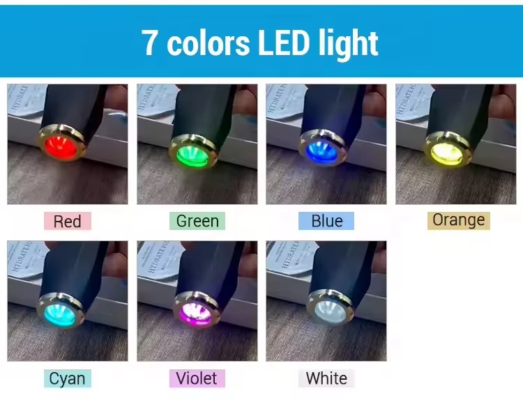 HR-2101 3 in 1 co2 bubble oxygen facial machine Oxygen Jet CO2 Bubble Anti-aging Facial Beauty Machine with LED Light Therapy - Image 5