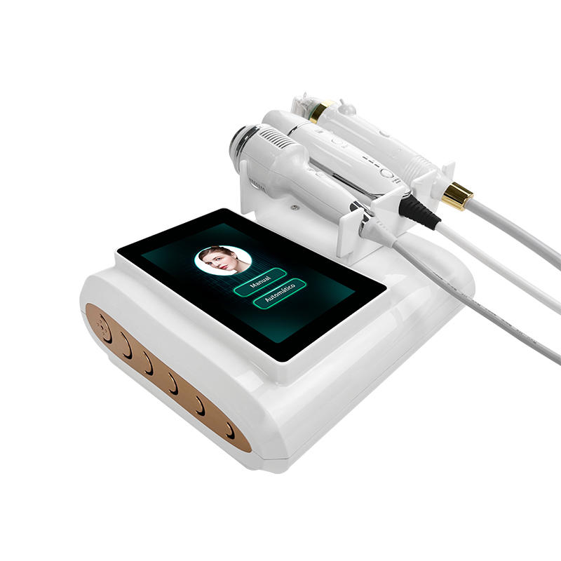HR-4001 3 In 1 fractional rf microneedle beauty device V-Max RF Microneedle Ice Hammer Facial Anti Aging Skin Rejuvenation Device - Image 2
