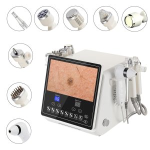 HR-4010 8 in 1 Hydra Facial Machine With Skin Analyzer Multifunctional Facial Care Beauty Equipment