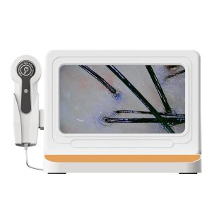 HR-702 scalp detector Hair Follicle Analyzer | 10 Inch 50X 200X Dual Lens Salon Detector