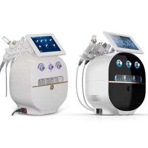 HR-H200 6 in 1 Hydra Dermabrasion Facial Machine Hydrafacial Skin Cleansing Blackhead Removal RF Skin Tightening EMS Moisturizing Beauty Equipment For Salon