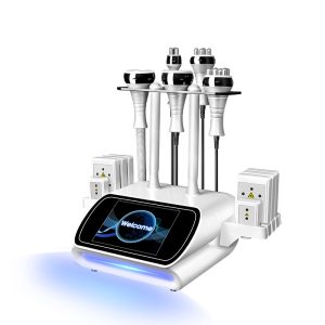 HR-M46 40K Cavitation RF machine Vacuum RF Slimming 5 Handles 8 Laser Pads Body Contouring Skin Tightening Equipment