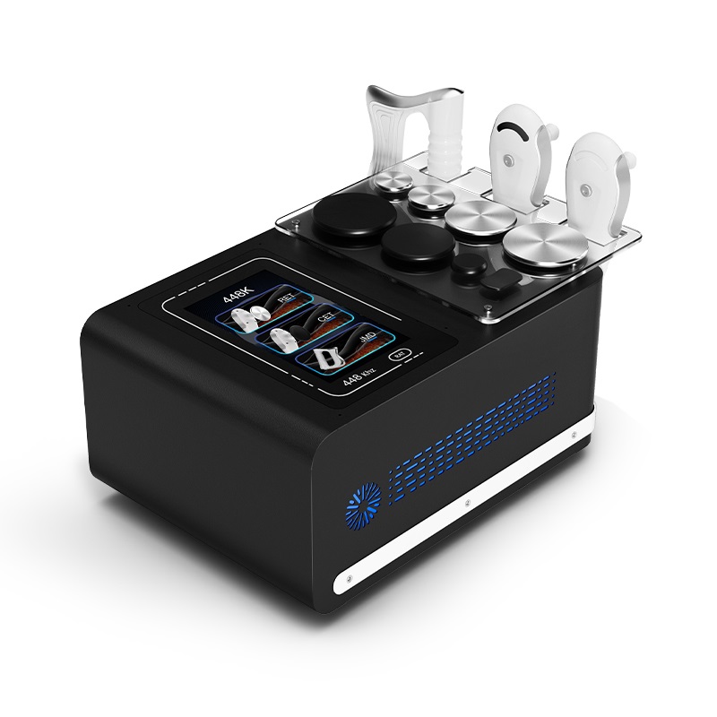 HR-M50 448K radio frequency body care machine JMD Body Shaping 3 Handles Skin Tightening Physiotherapy Contouring Device For Salon - Image 2