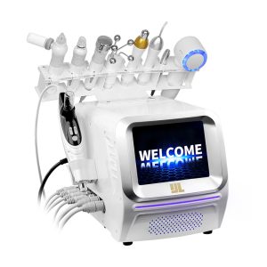 HR-M6 9 in 1 facial mesotherapy machine Microdermabrasion Machine Hydra Salon Facial Skin Management Beauty Device