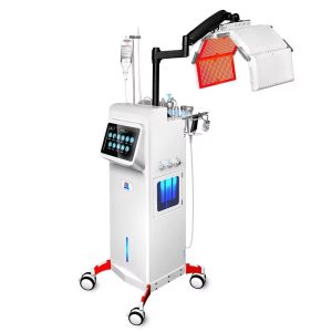 HR-M71 11 in 1 PDT light therapy facial equipment Water Mill Facial Machine, 4 Color PDT Light Oxygen Injection Plasma Skin Care Salon Equipment