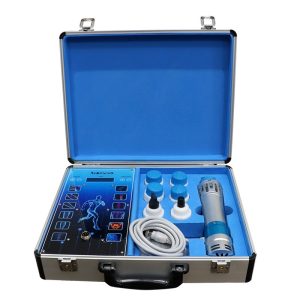 SW14 Shefmon Shockwave Therapy Machine in Aluminum Carry Case | Double Super Wave Extracorporeal Shock Wave Device